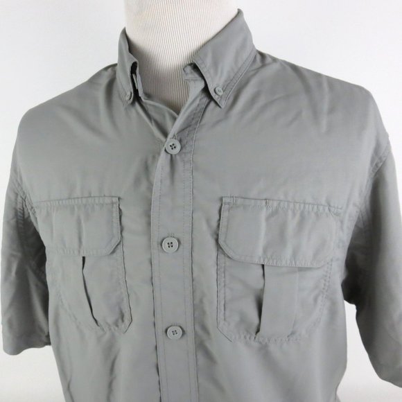 Duluth Trading Co Medium Short Sleeve Shirt Nylon - Picture 1 of 6